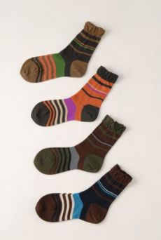 AW1213 STRIPE ANKLE SOCKS - VARIOUS